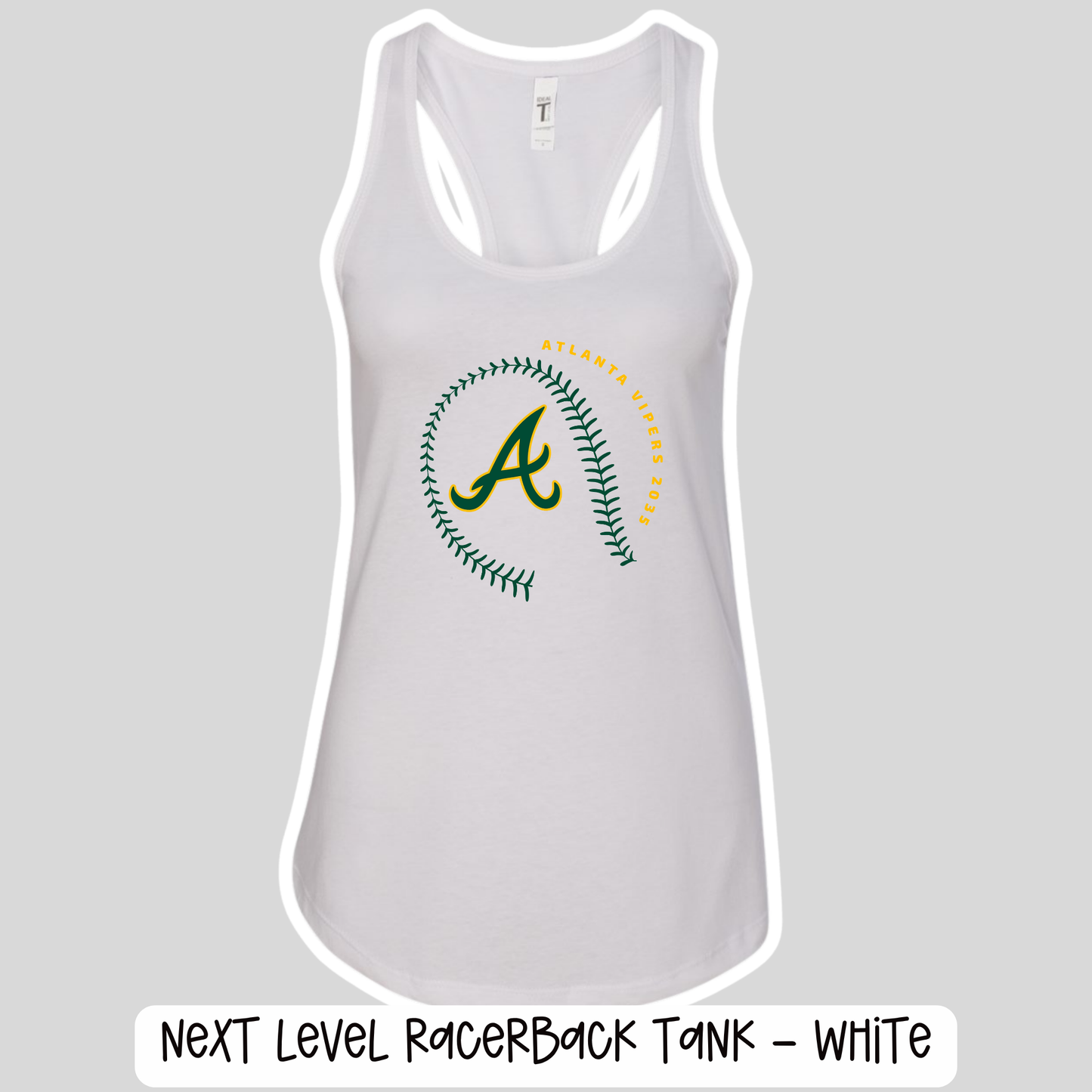 ATL VIPERS: White Tank Designs