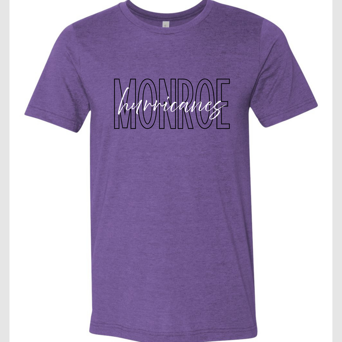 Monroe Stacked Script Tee