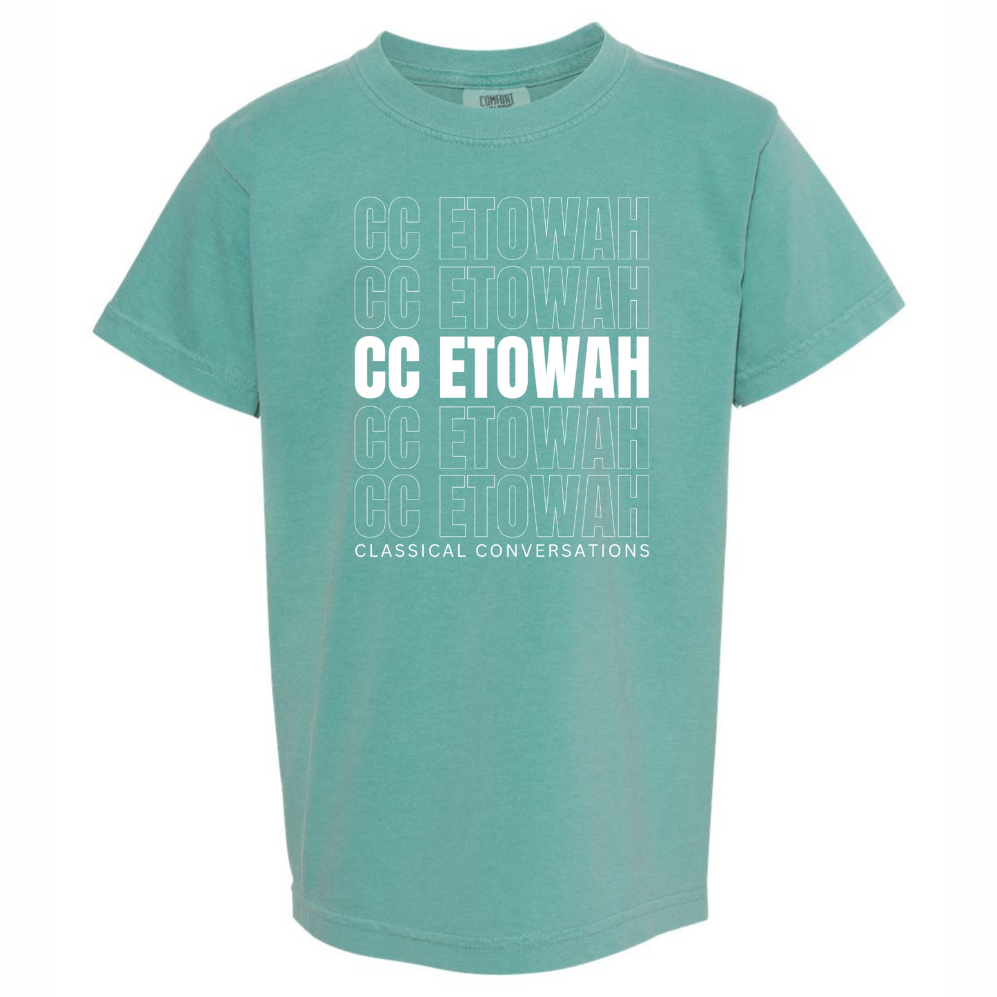 ETOWAH 2025: Stacked Outline/Solid Text Tee