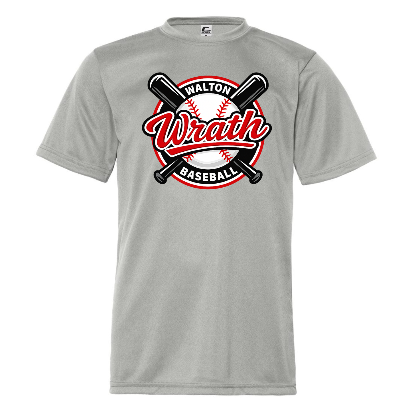 Walton Wrath LOGO on Silver Dri-Fit