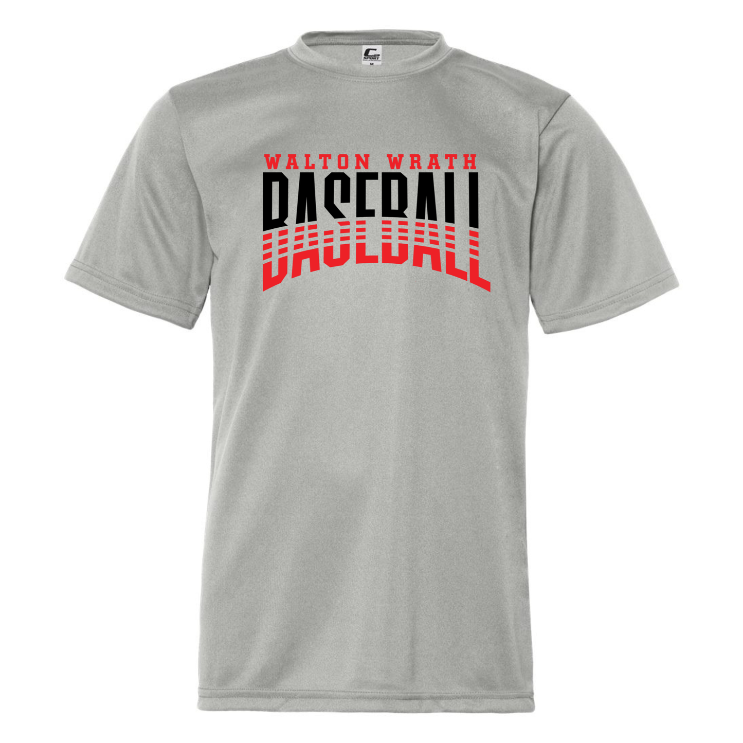 Walton Wrath Two Toned Baseball on Silver Dri-Fit