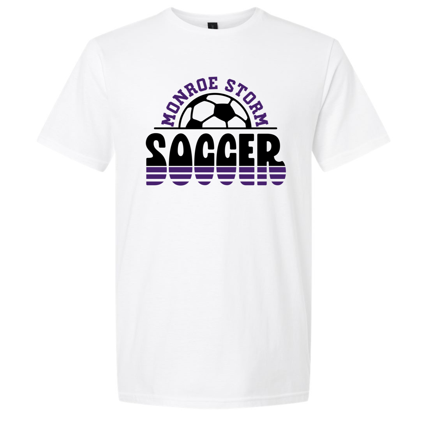 Monroe Storm Retro Soccer on Gildan