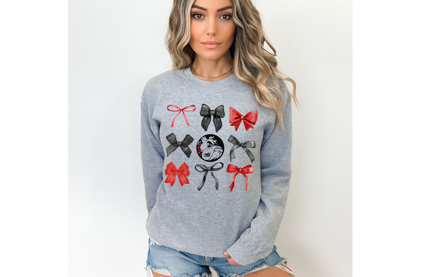 Winder Barrow Coquette Bow Crewneck Sweatshirt