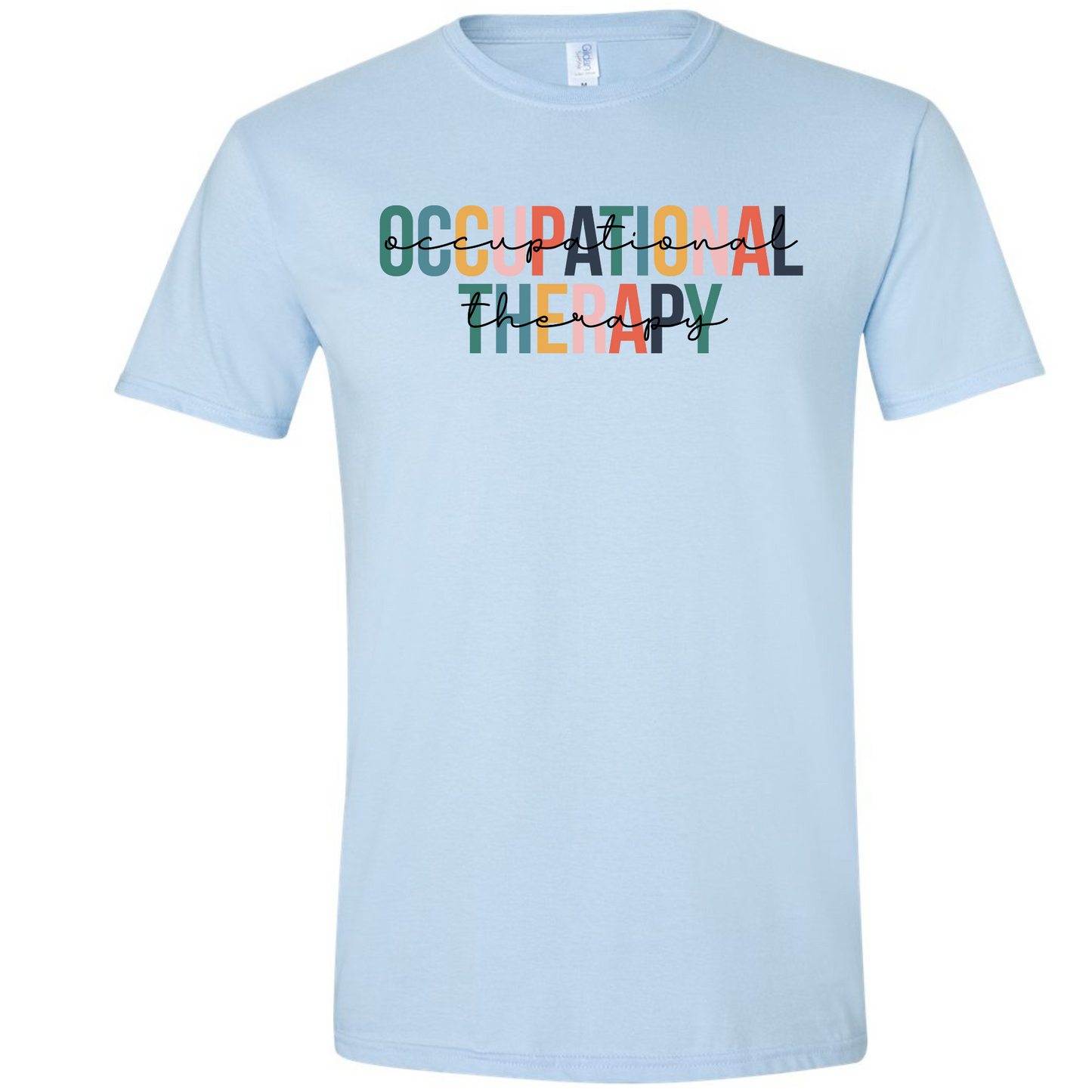 Occupational Therapy Colorful Letters on Blue - closing Friday 4.18 (Copy)