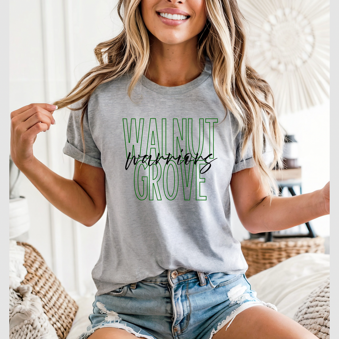 Walnut Grove Stacked Script Tee