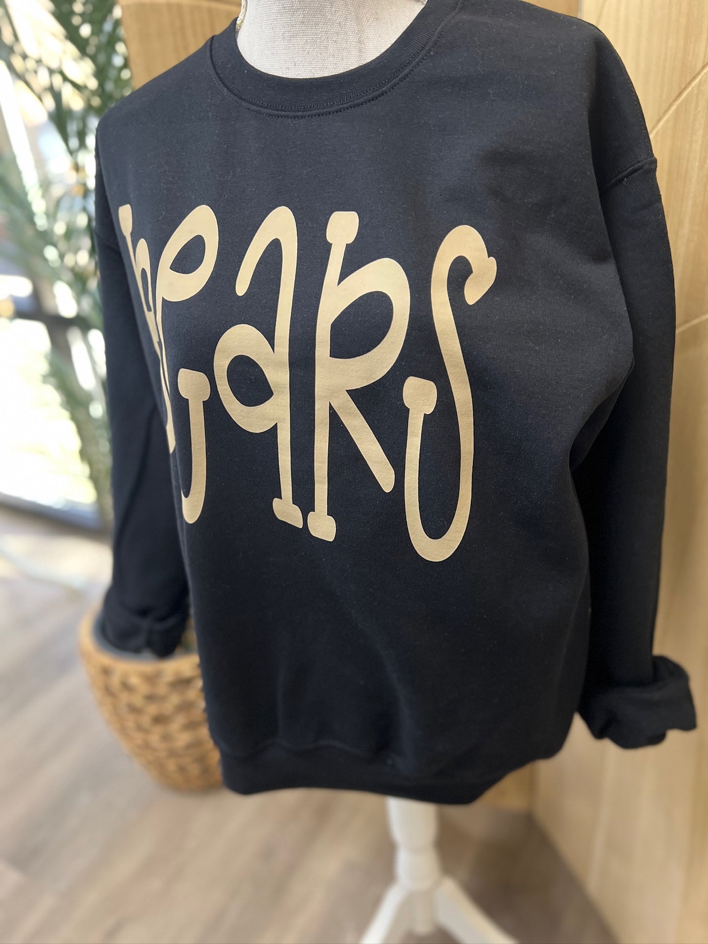 Oversized Mascot : Gold Bears on Black