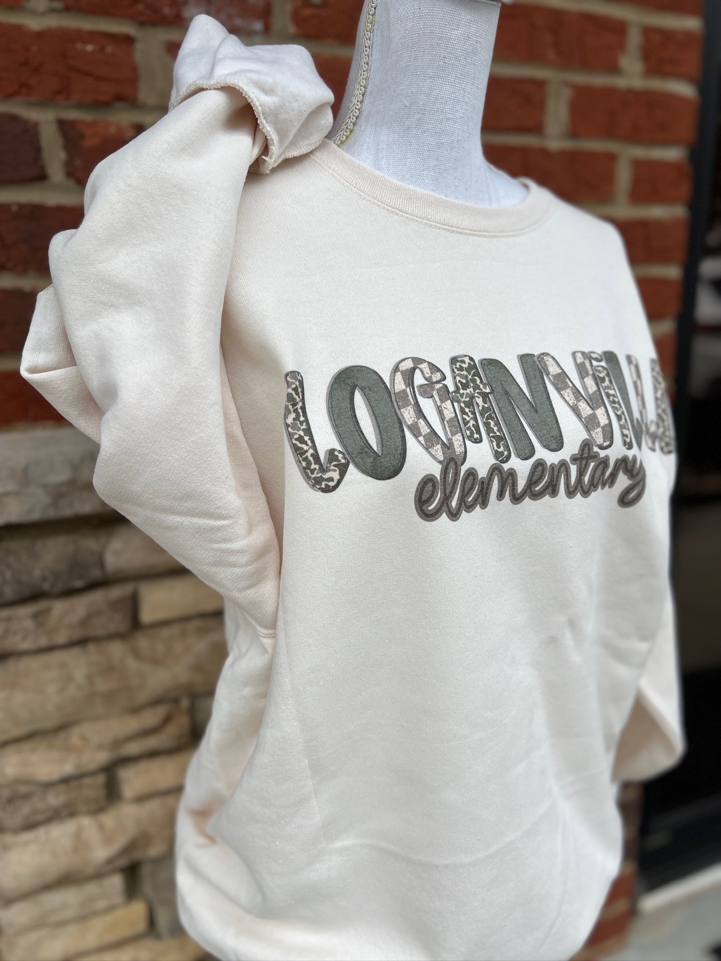 Loganville Elementary Camo/Green/Checkered