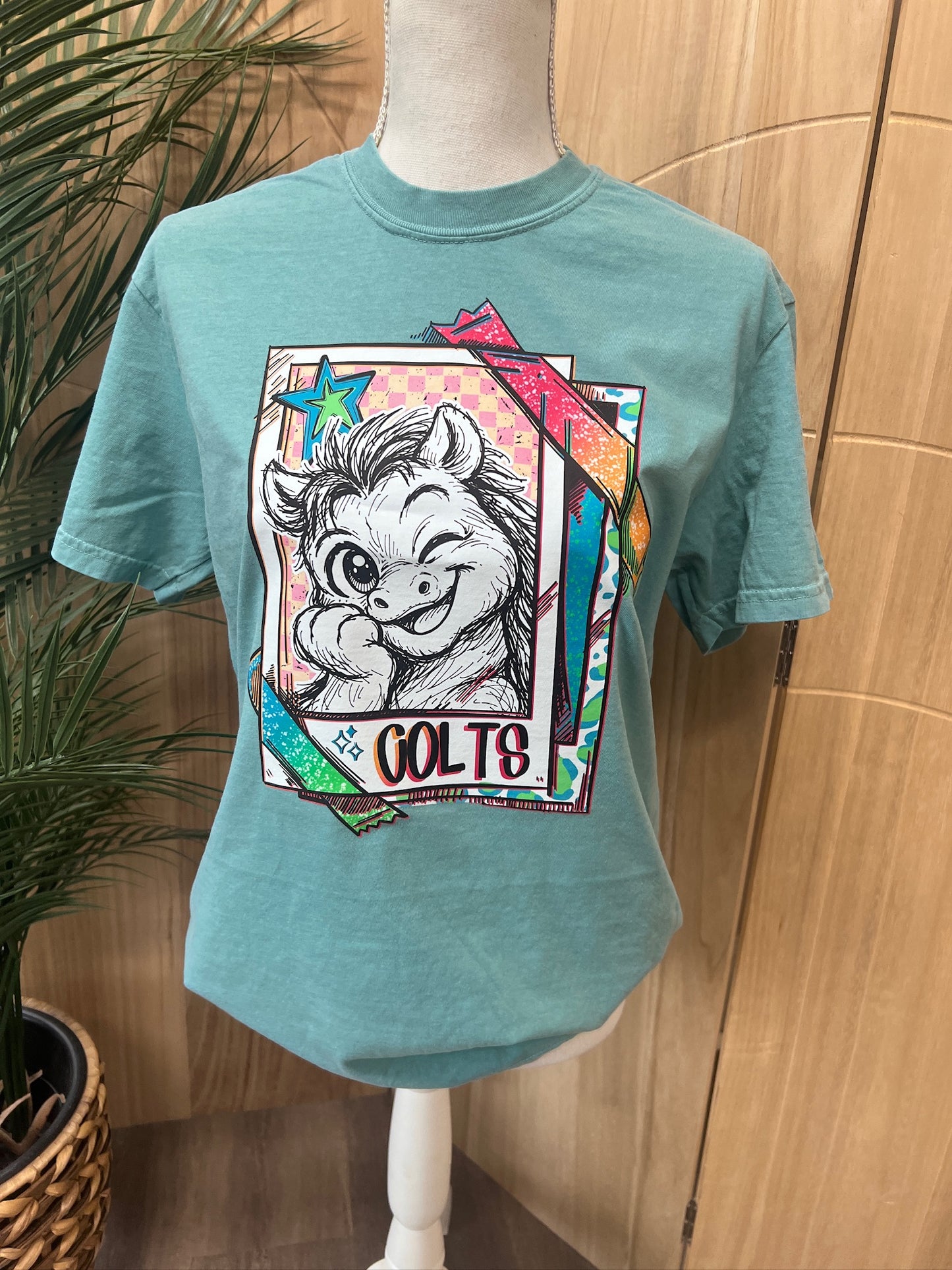 Cutie Mascot Colts on Comfort Colors (Shown on Seafoam)