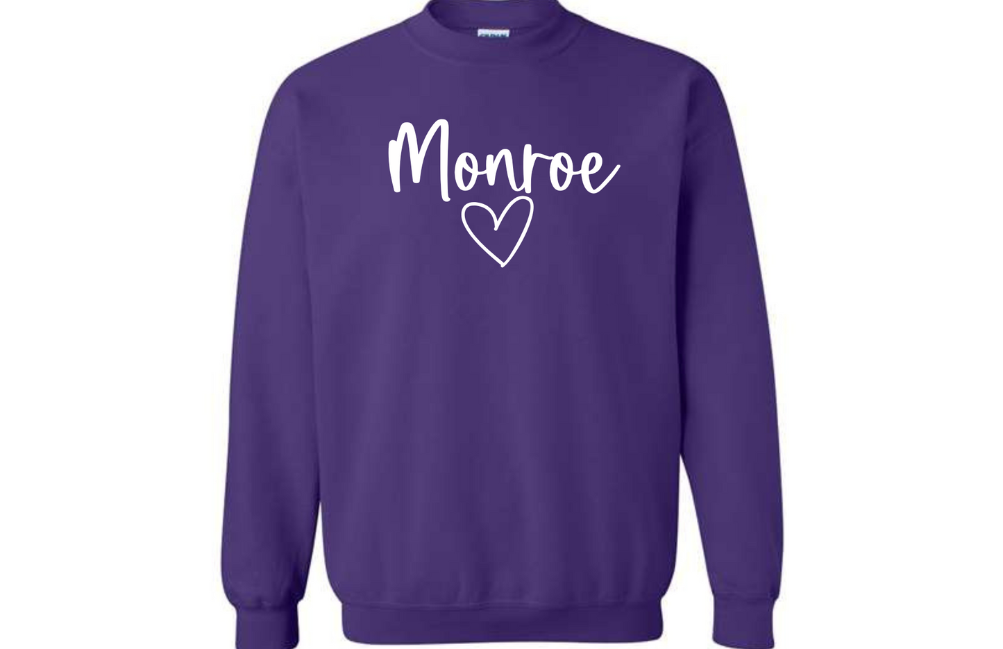 Monroe Heart Crewneck Sweatshirt