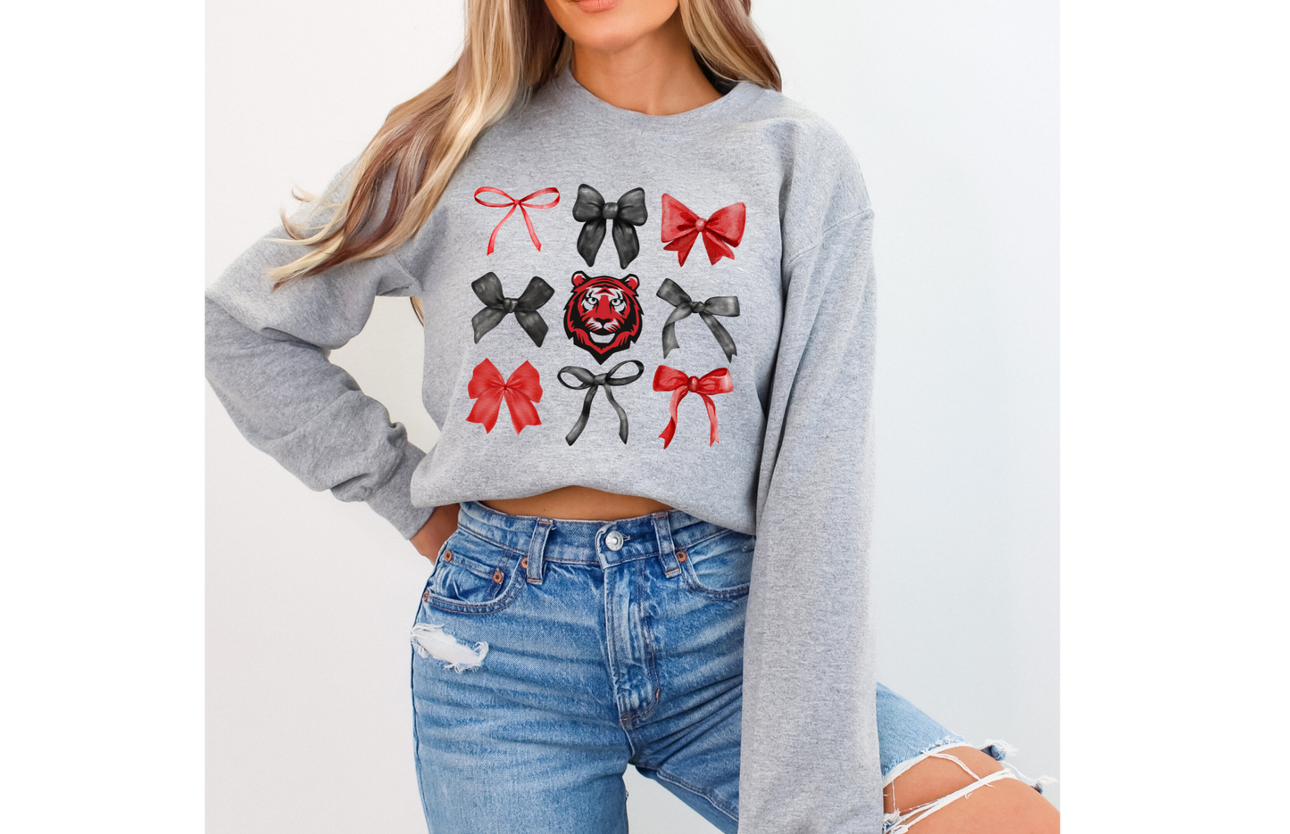 Bay Creek Coquette Bow Crewneck Sweatshirt