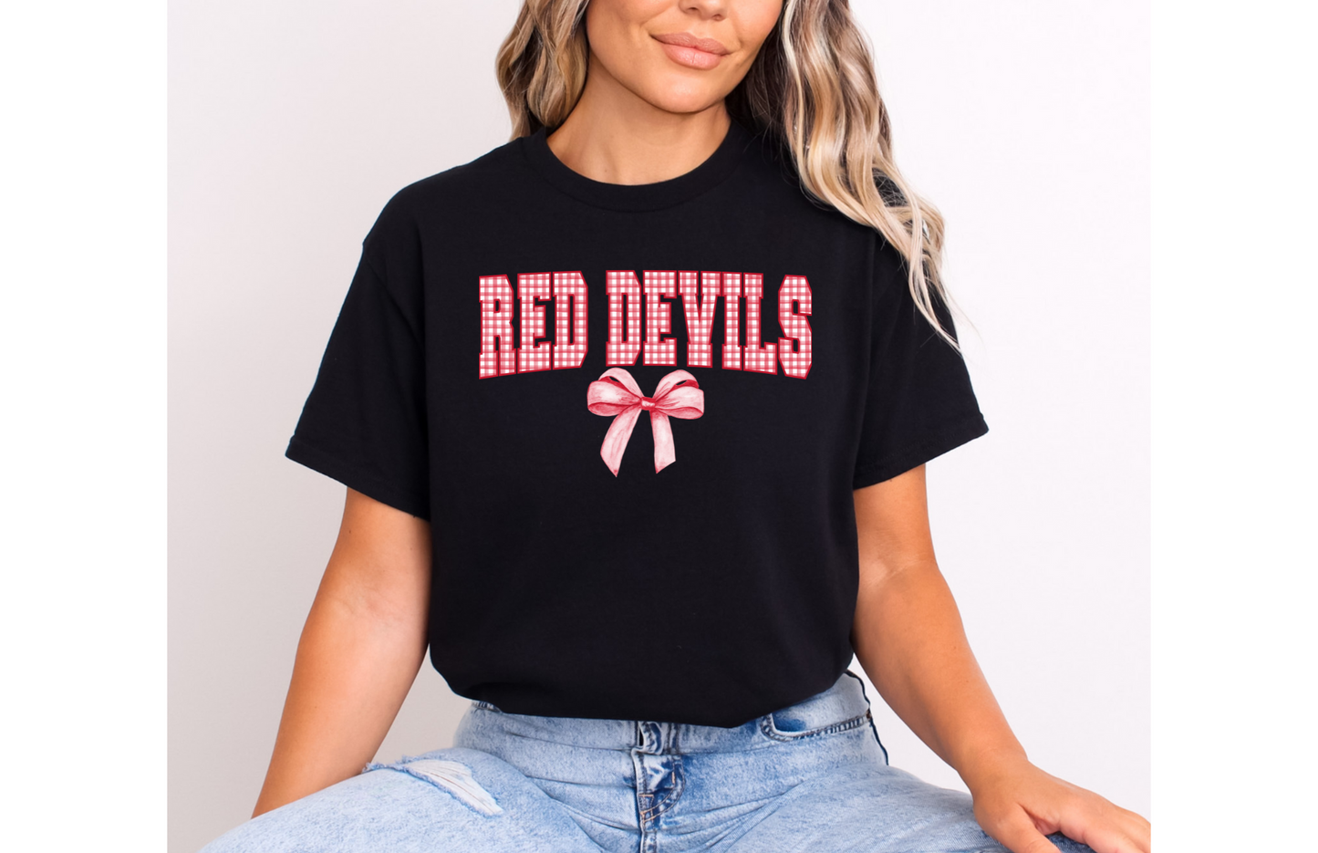 Red Devils Coquette Bow