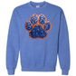 Panthers Glitter Paw Print