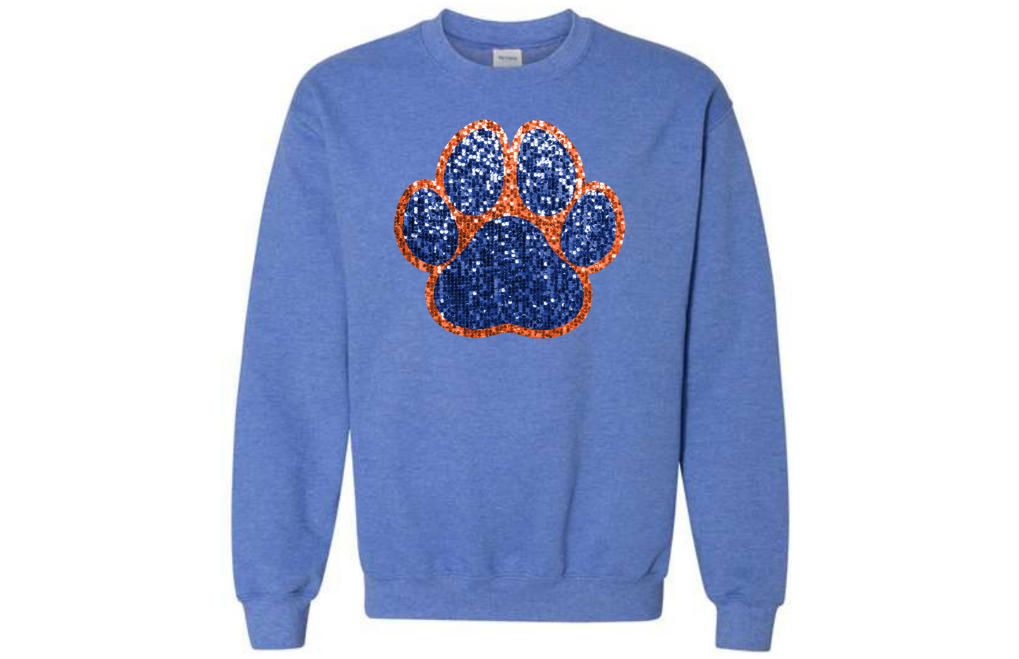 Panthers Glitter Paw Print