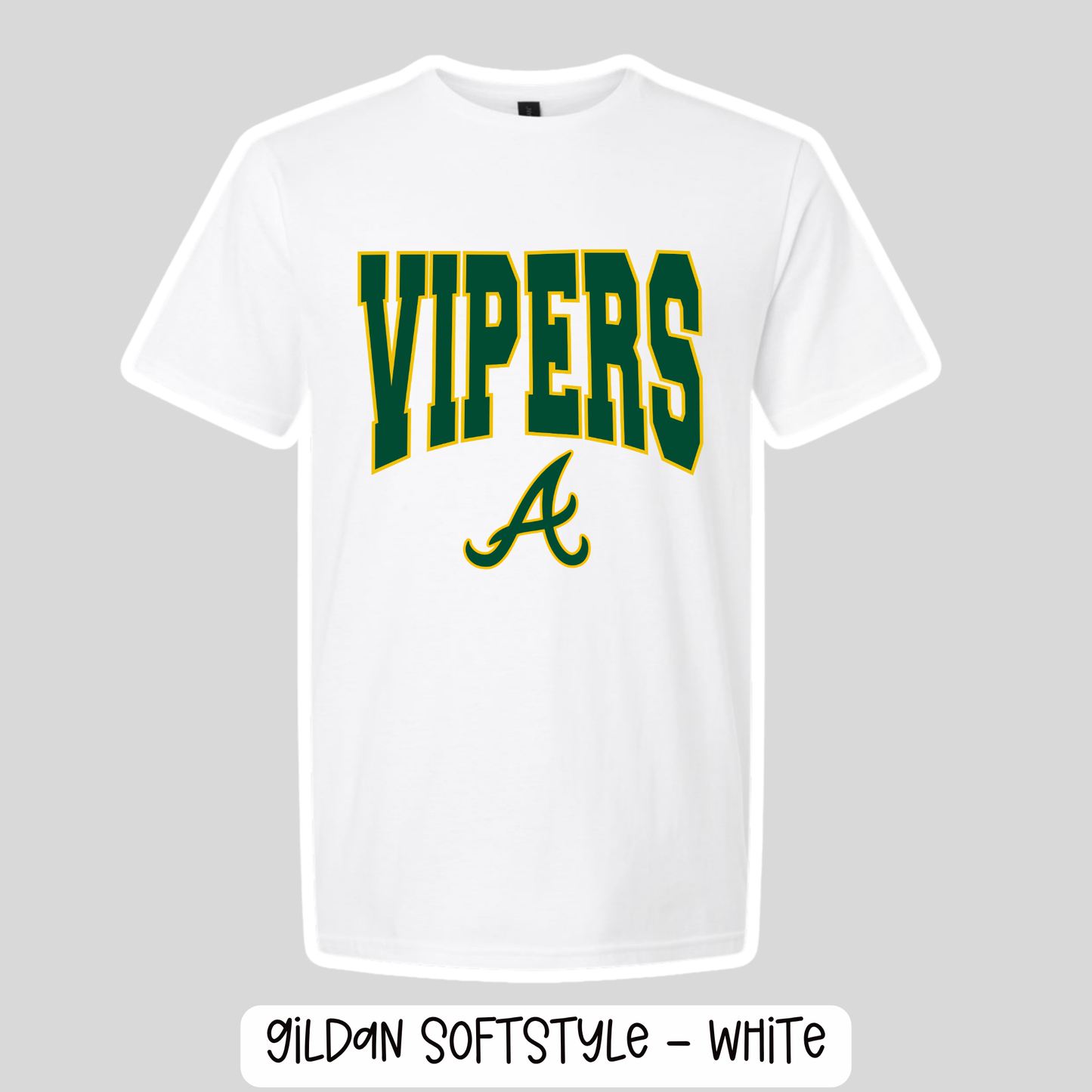 ATL VIPERS: White Tshirt Designs