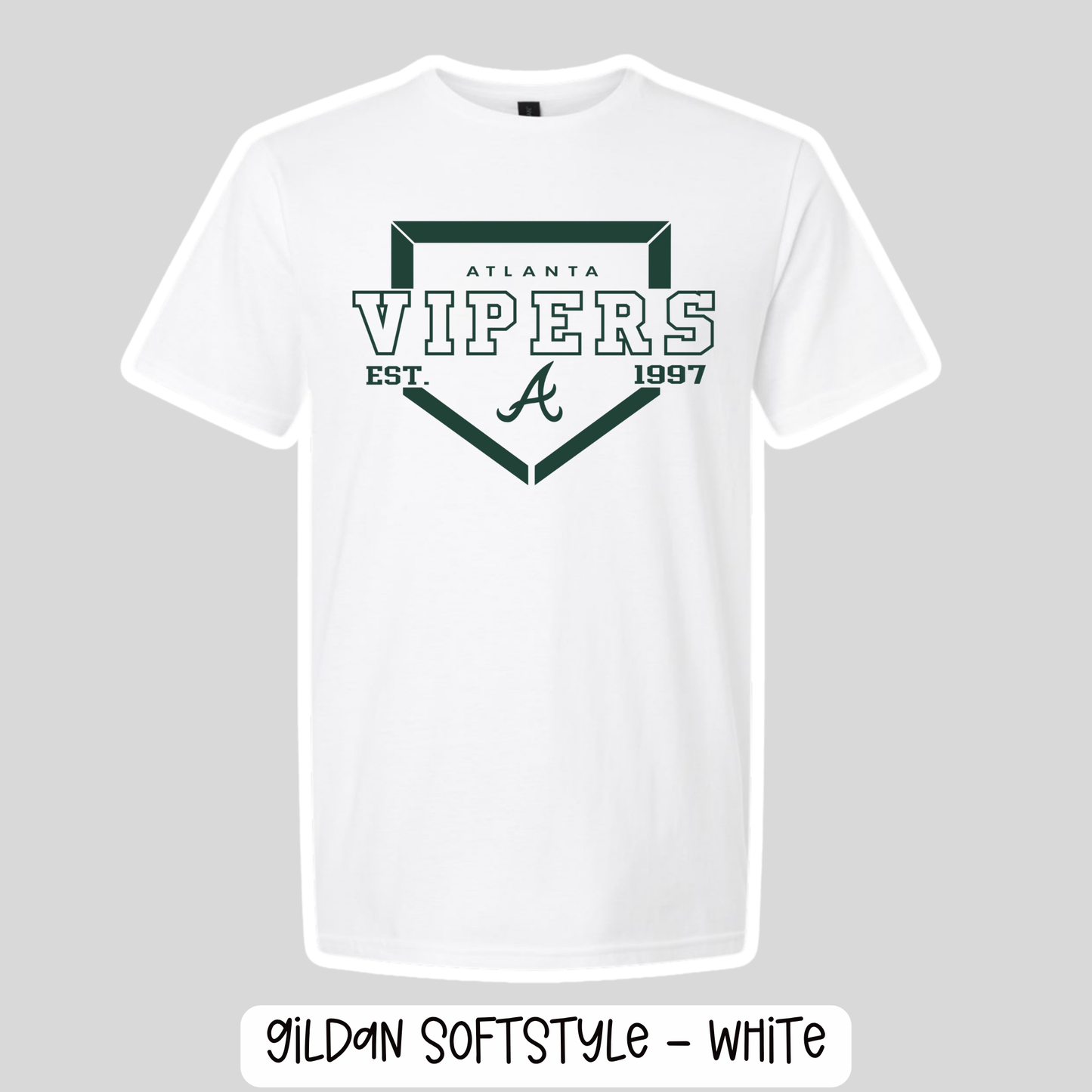 ATL VIPERS: White Tshirt Designs