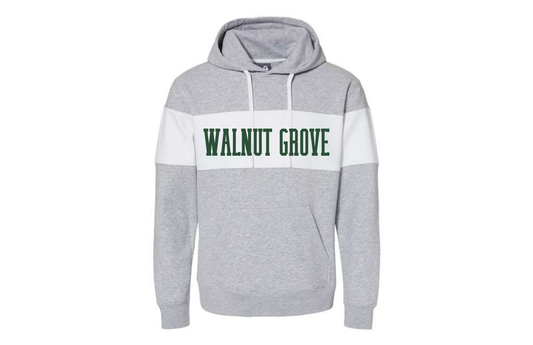 Warriors/Walnut Grove Colorblocked Hoodie