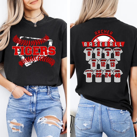 Archer Tiger Baseball Tees : Preorder Closing 8/28