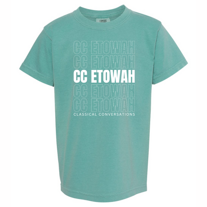 ETOWAH 2025: Stacked Outline/Solid Text Tee