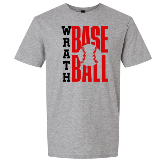 Walton Wrath Stacked Baseball on Gildan Sport Gray