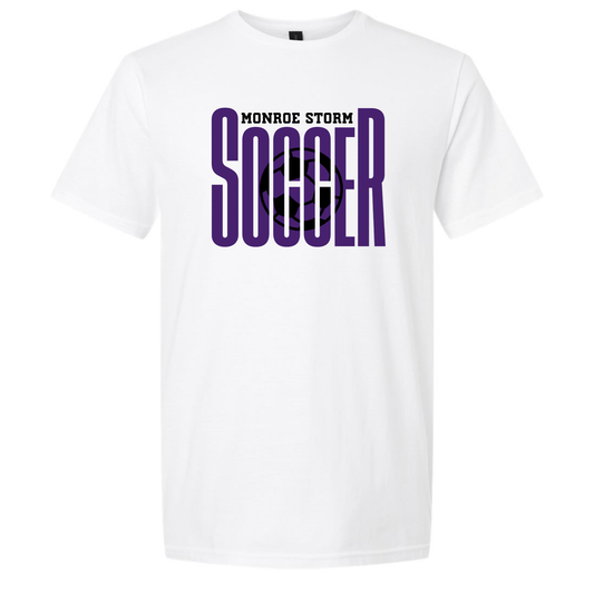 Monroe Storm Oversized SOCCER on Gildan