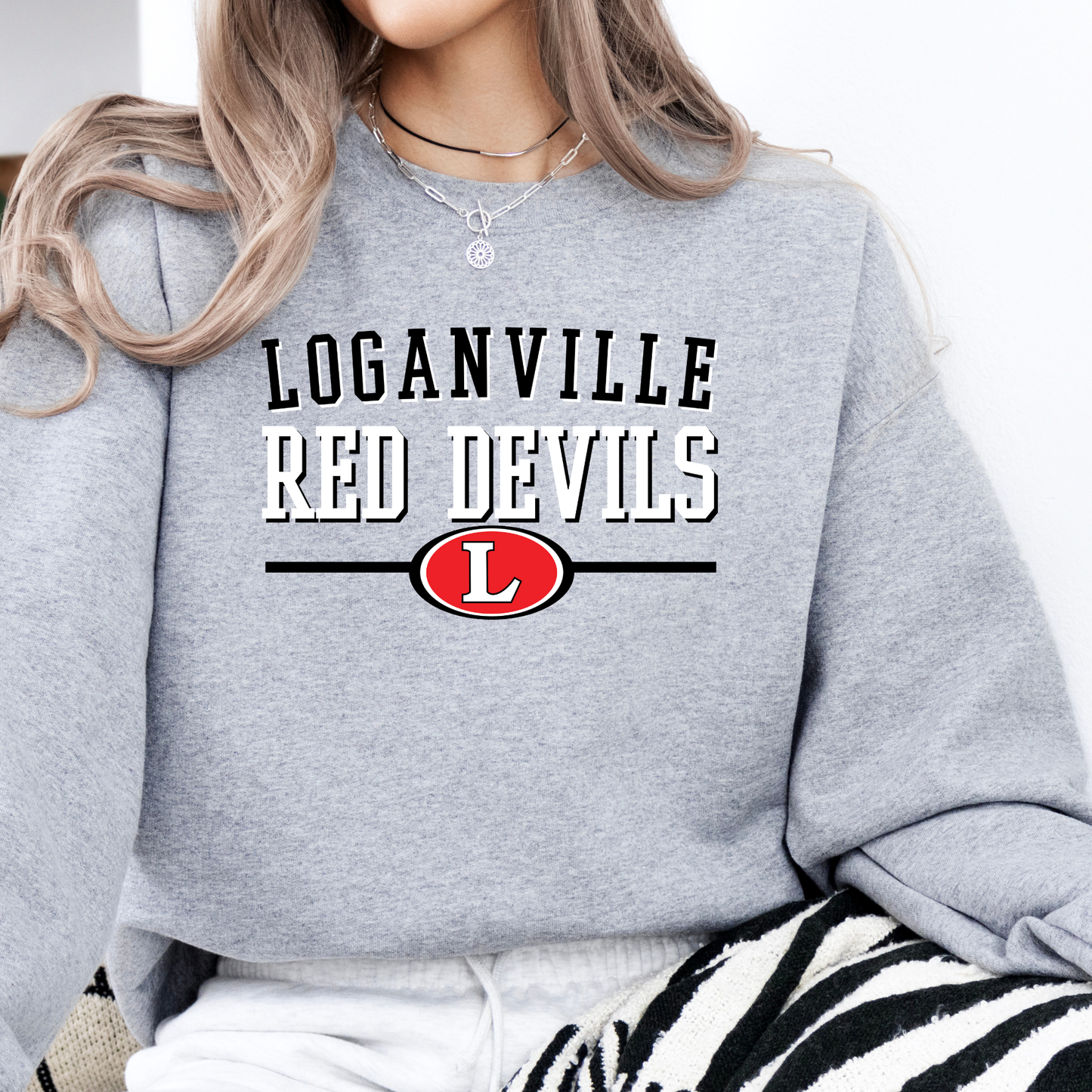 LOGANVILLE MIDDLE: Varsity Loganville Red Devils (also available on Drifit Tees) - closing 7/17