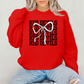 Red Devils Stack with Bow on Gildan Red