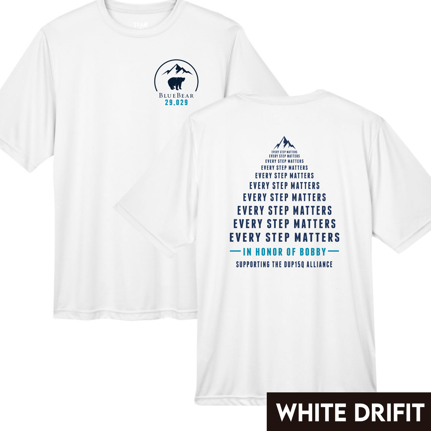 29,029 Feet for Bobby - Design 1 - Every Step Matters in Honor of Bobby Tee