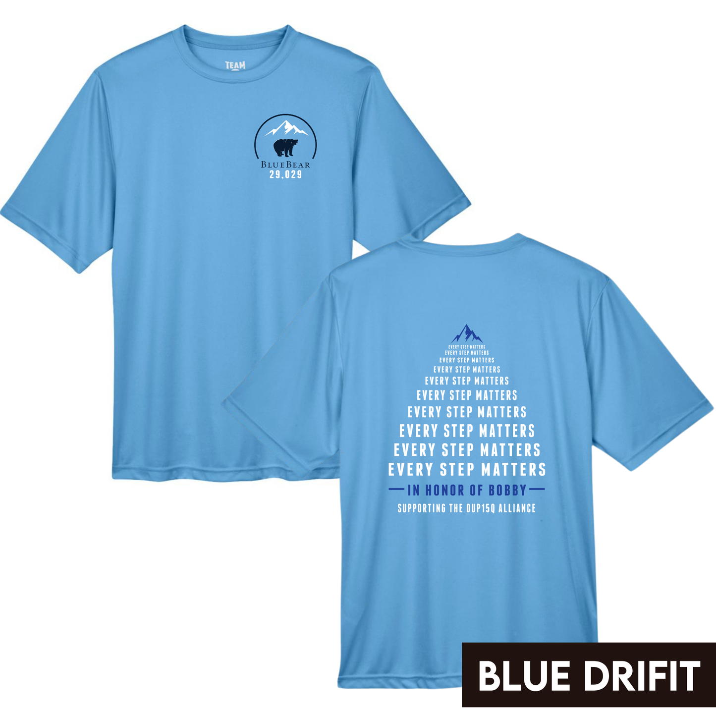 29,029 Feet for Bobby - Design 1 - Every Step Matters in Honor of Bobby Tee