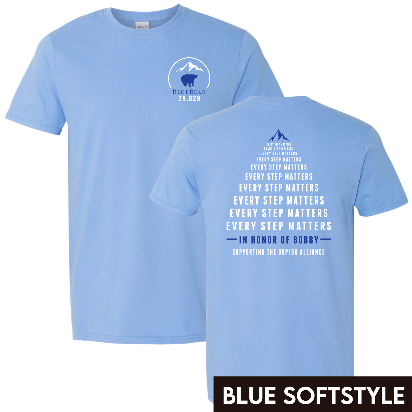 29,029 Feet for Bobby - Design 1 - Every Step Matters in Honor of Bobby Tee