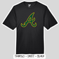 ATL VIPERS: DRIFIT Black Tshirts