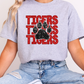 Glitter Tigers with Black Paw Print