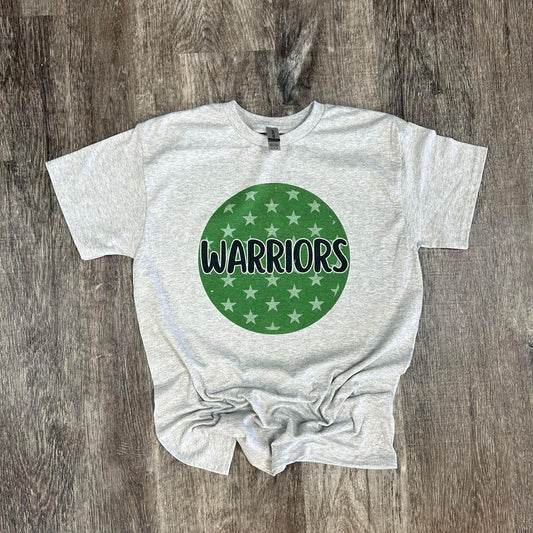 Mascot Circle Tee: Warriors