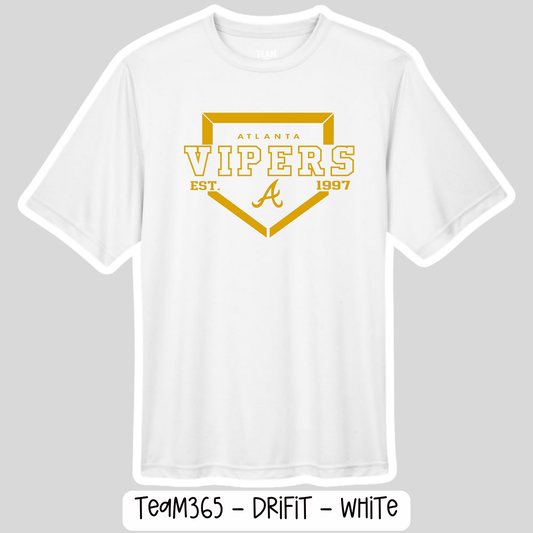 ATL VIPERS: DRIFIT White Tshirts