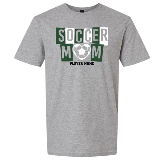 Walnut Grove Soccer Mom with Player Name on Gildan