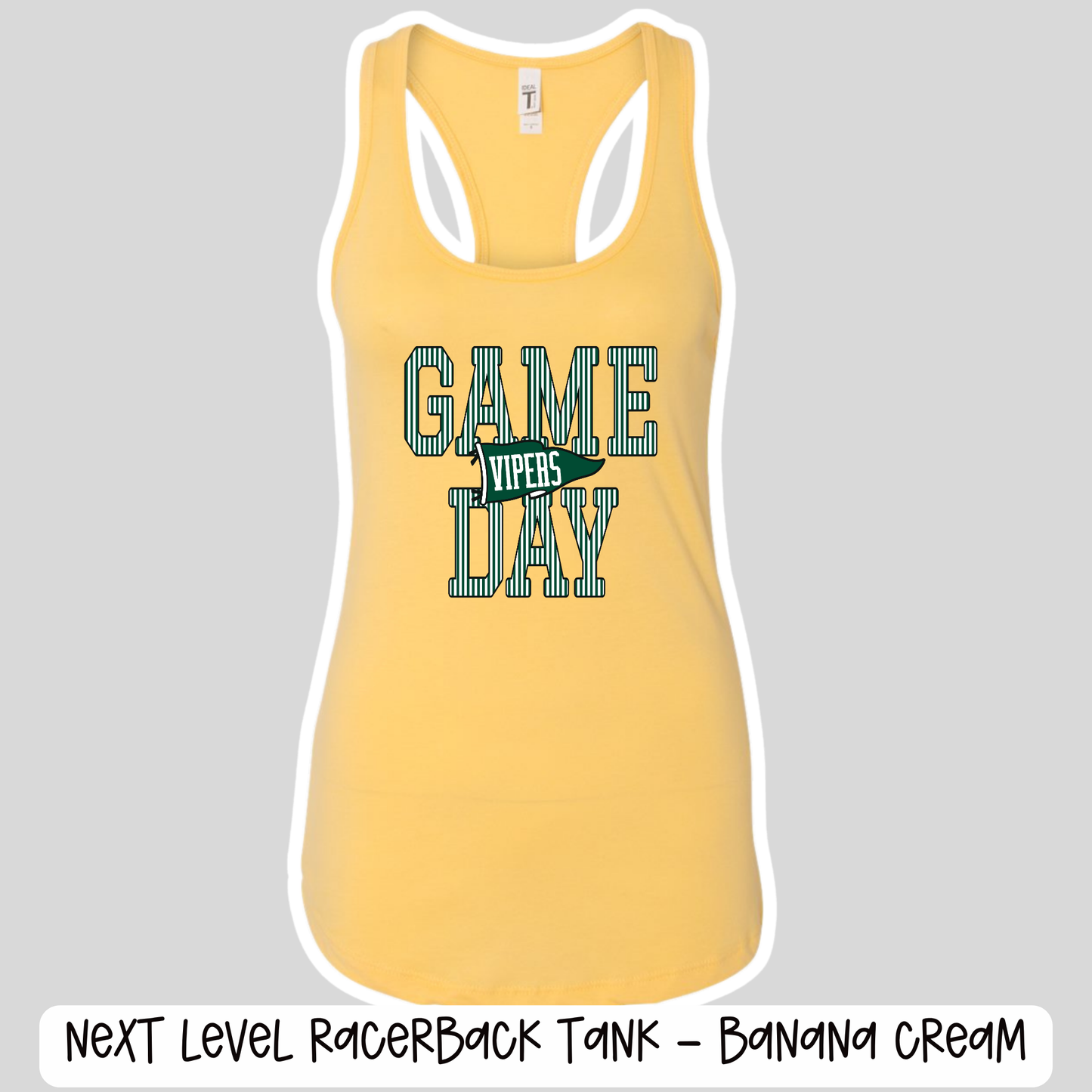 ATL VIPERS: Banana Cream Tank Designs