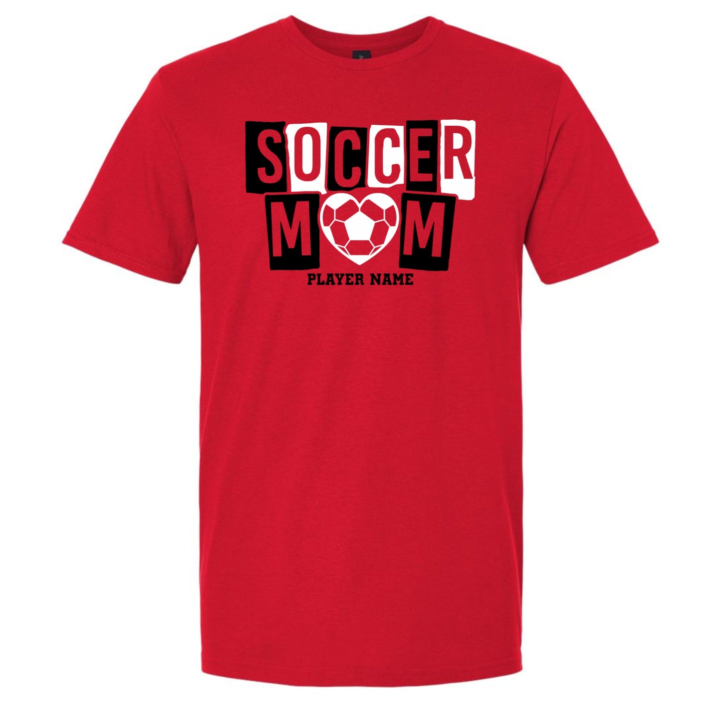 Loganville Soccer Mom with Player Name on Gildan