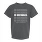 Oostanaula 2025: Stacked Outline/Solid Text Tee
