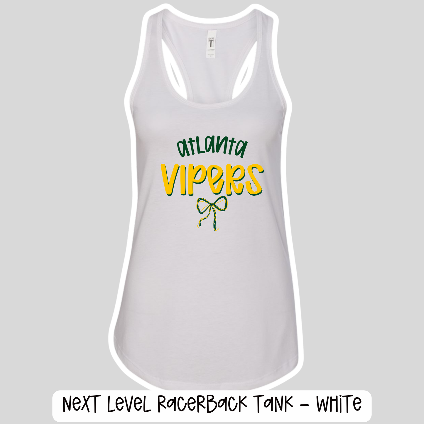 ATL VIPERS: White Tank Designs