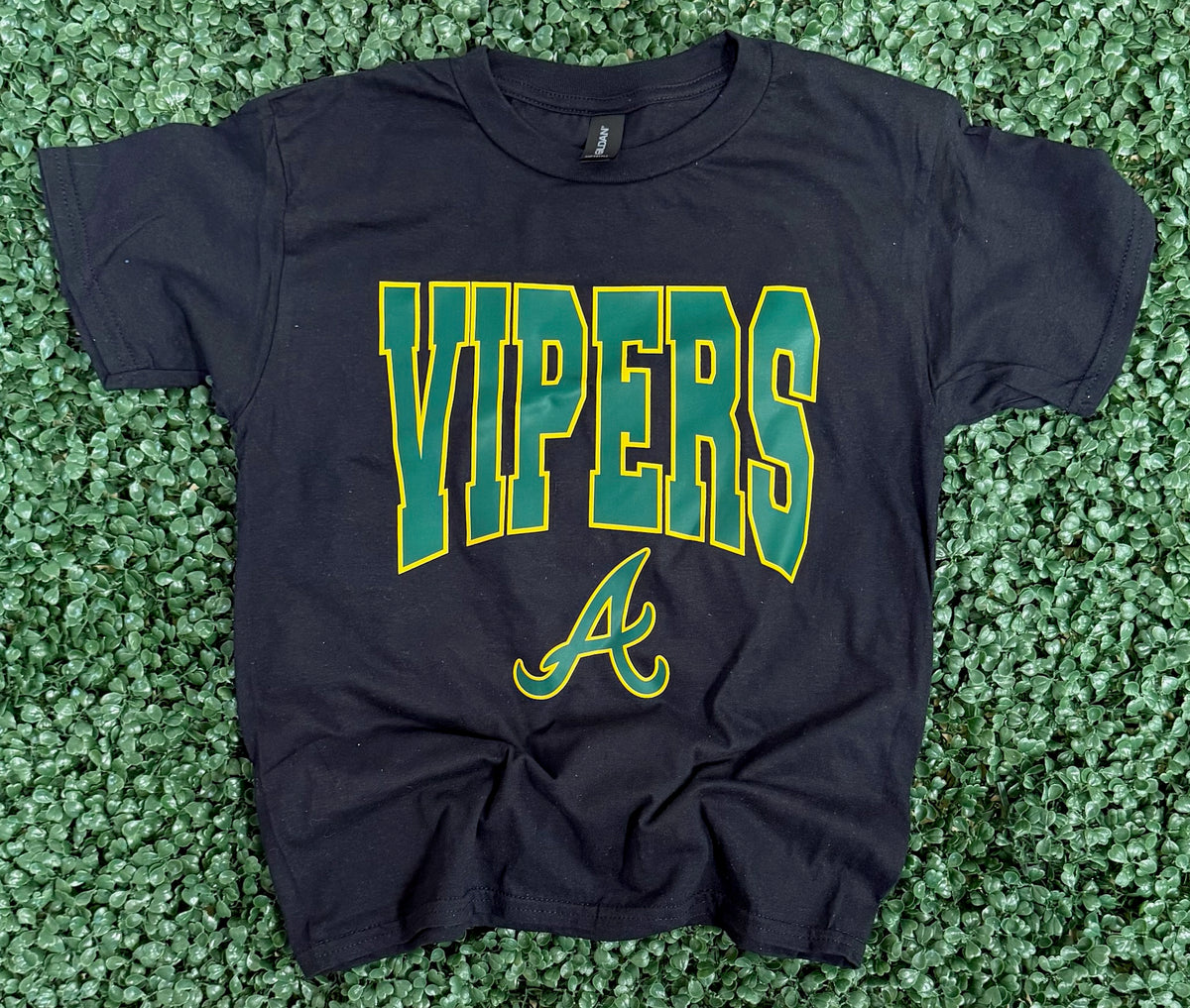 ATL VIPERS: Black Tshirt Designs