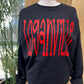 Oversized Mascot : Loganville on Gildan Red OR Black