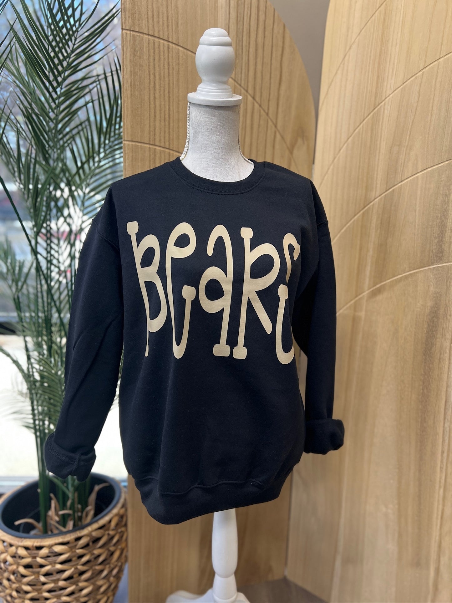 Oversized Mascot : Gold Bears on Black