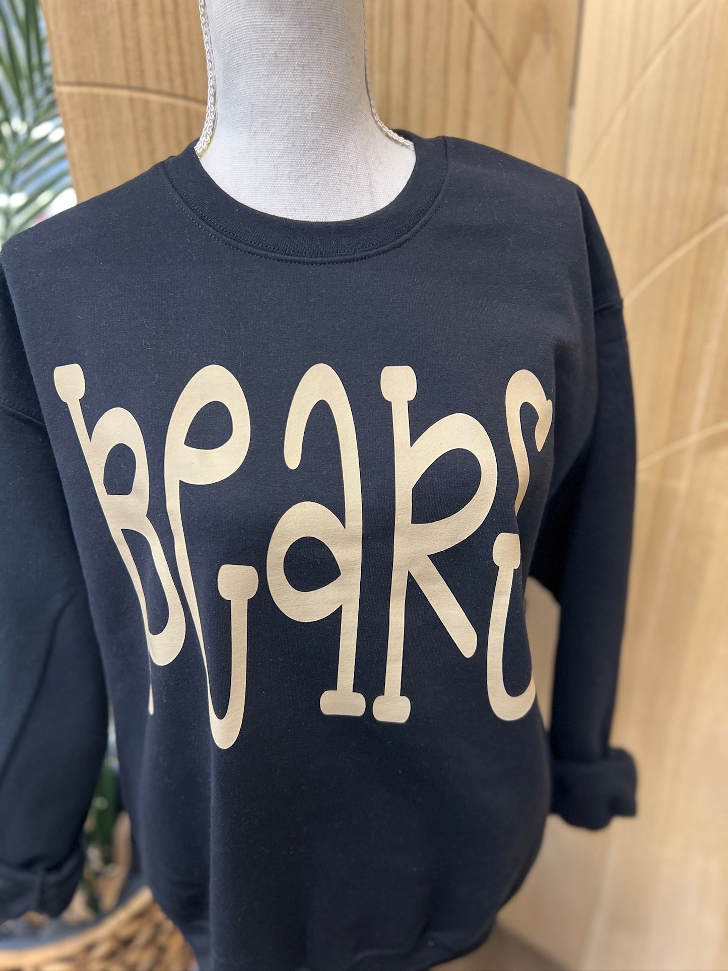 Oversized Mascot : Gold Bears on Black