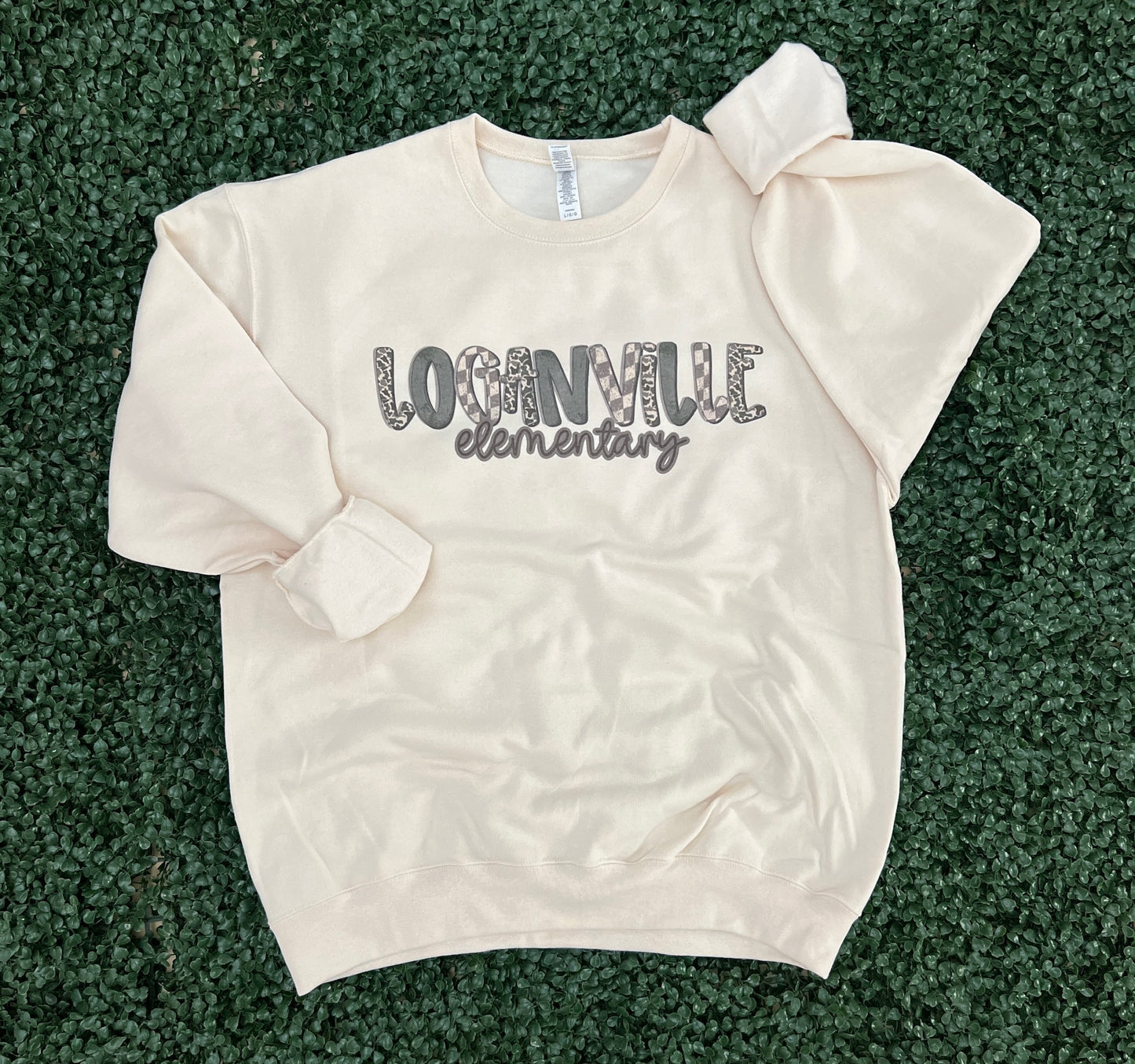 Loganville Elementary Camo/Green/Checkered