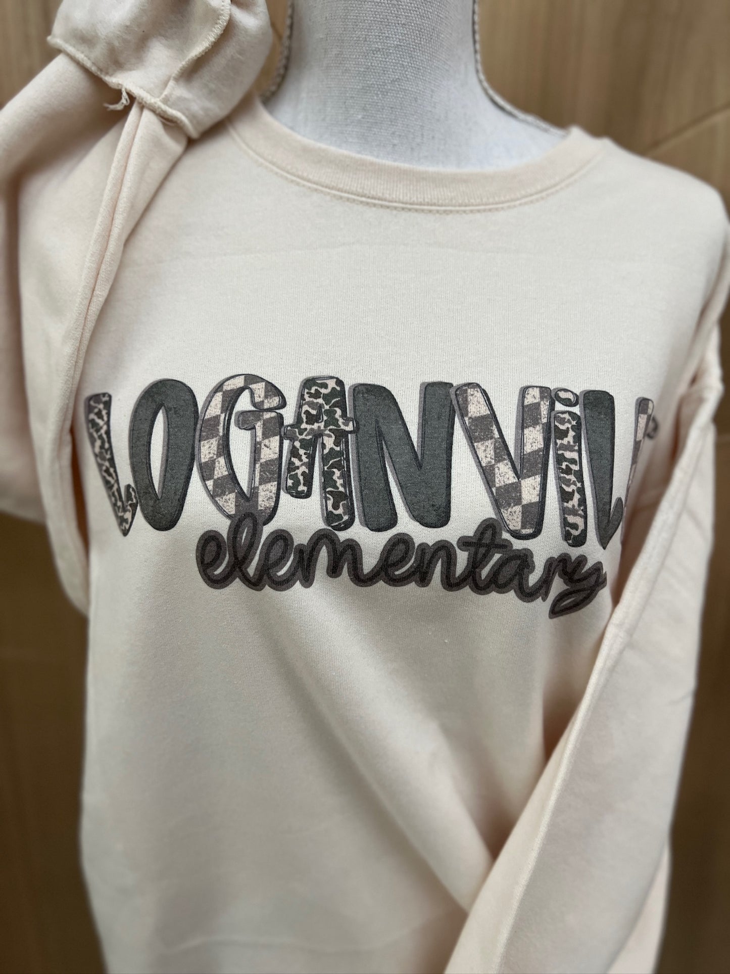 Loganville Elementary Camo/Green/Checkered