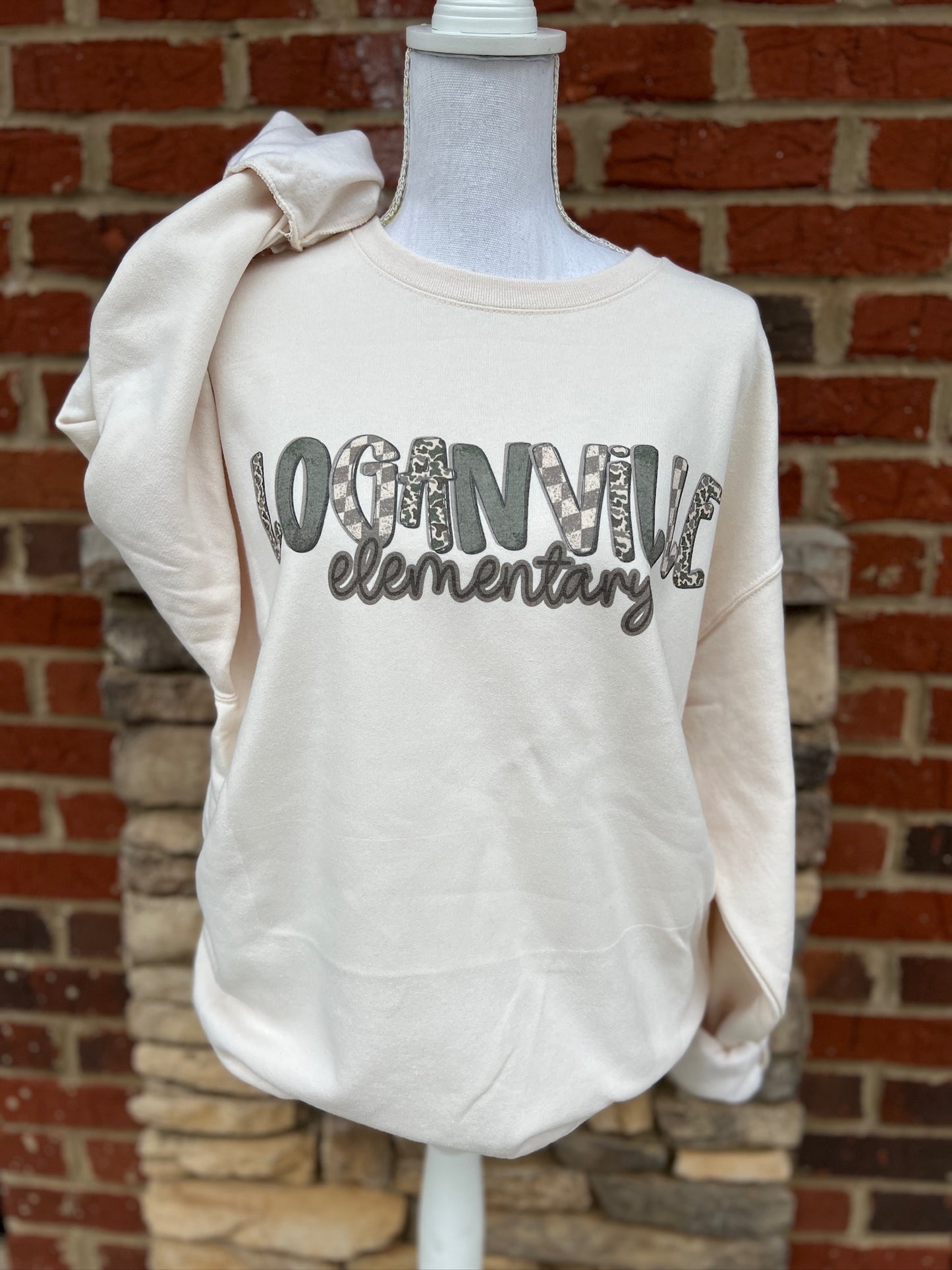 Loganville Elementary Camo/Green/Checkered