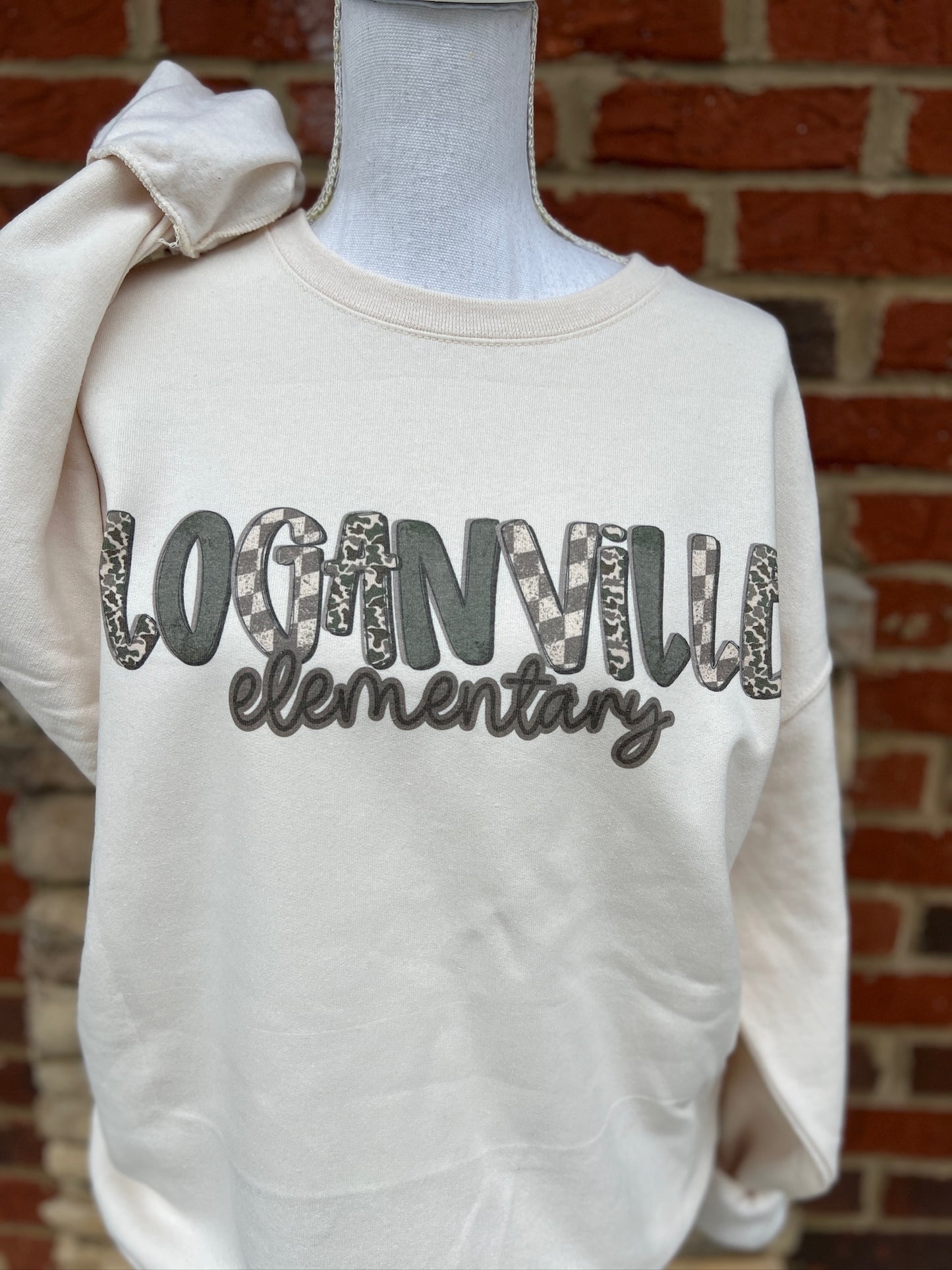 Loganville Elementary Camo/Green/Checkered