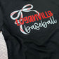 Custom Baseball Thin Bow Tees on Gildan Softstyle