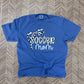 Custom Soccer Mom Thin Bow Tees on Gildan Softstyle