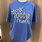 Custom Soccer Mom Thin Bow Tees on Gildan Softstyle