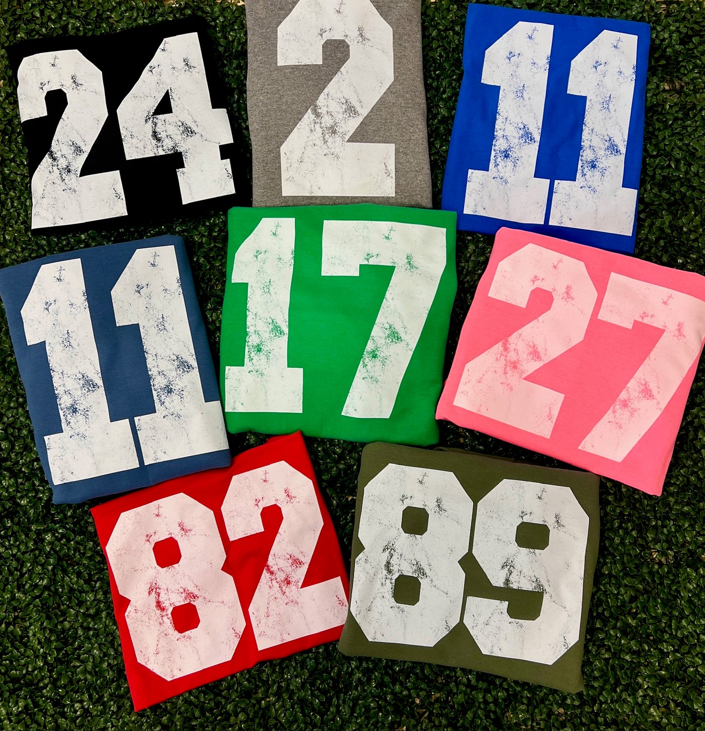 Custom Varsity Number Gildan Softstyle Tee